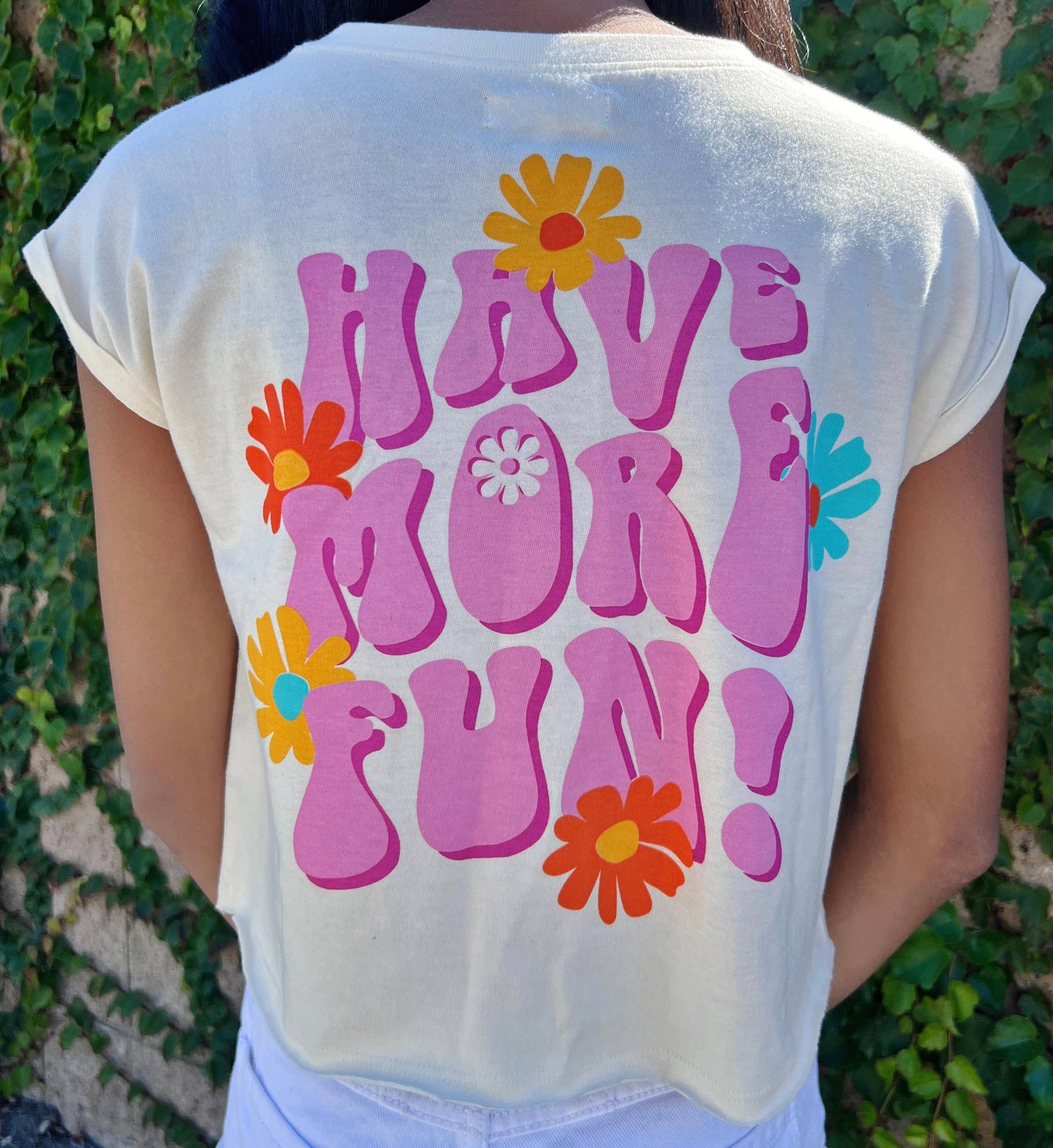 Sweet Soul Have more fun retro floral graphic tee - Joss Grace