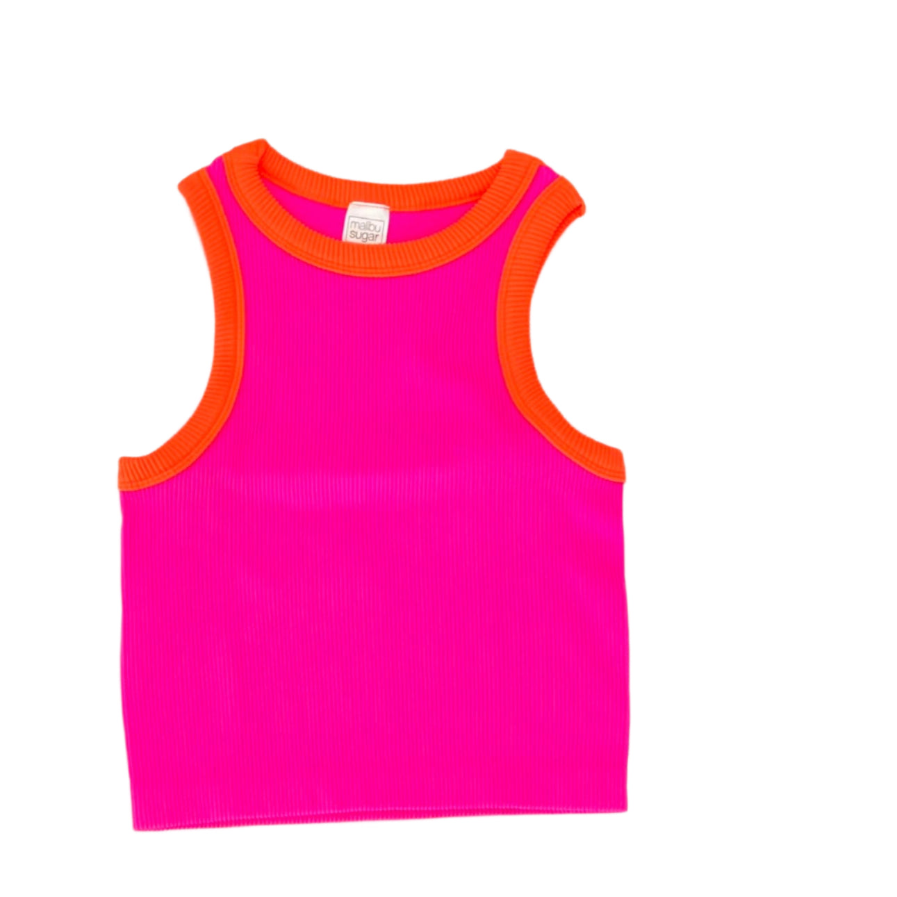 Malibu Sugar Contrast Trim Sleeveless Top - Joss Grace