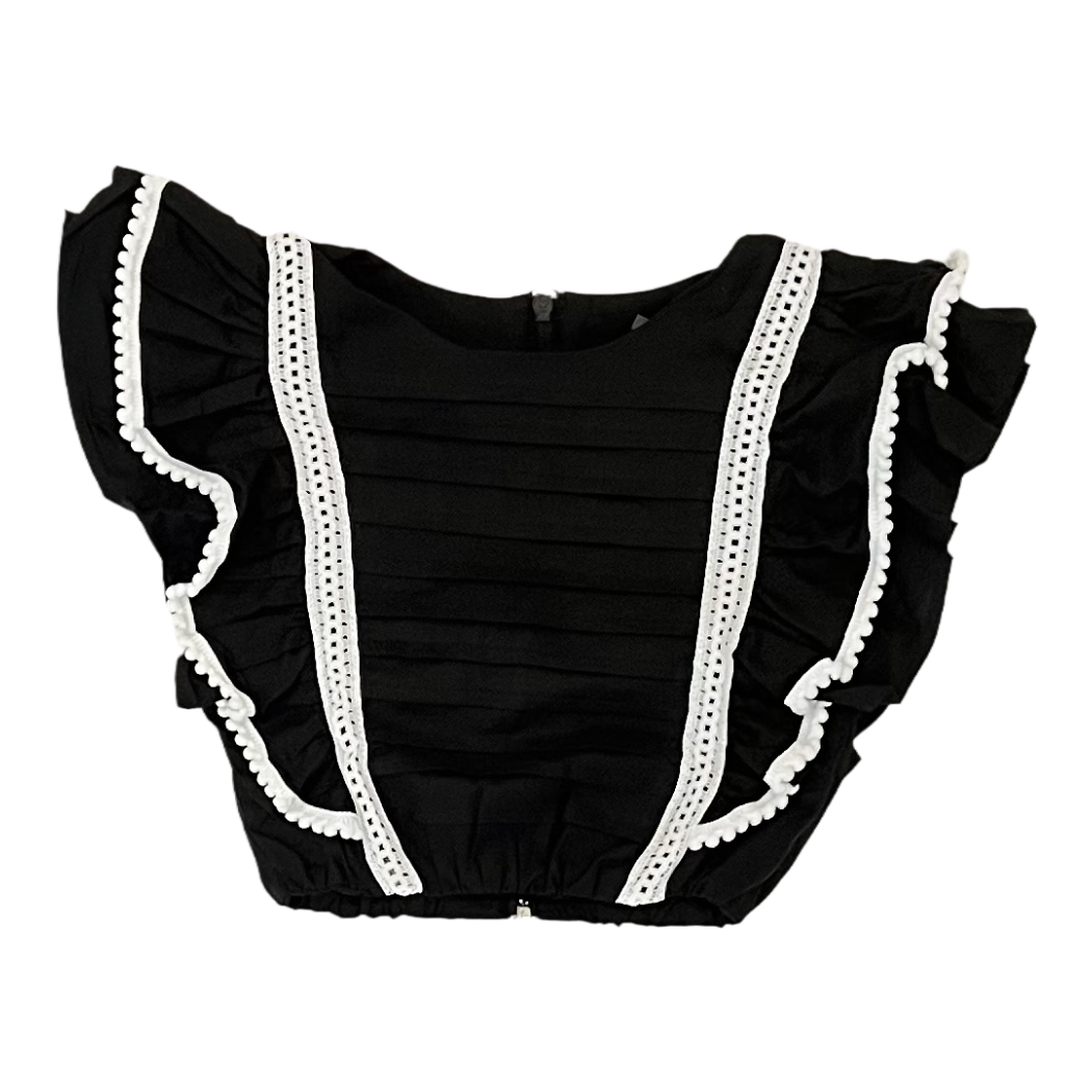 If So Black Pom Pom skirt set