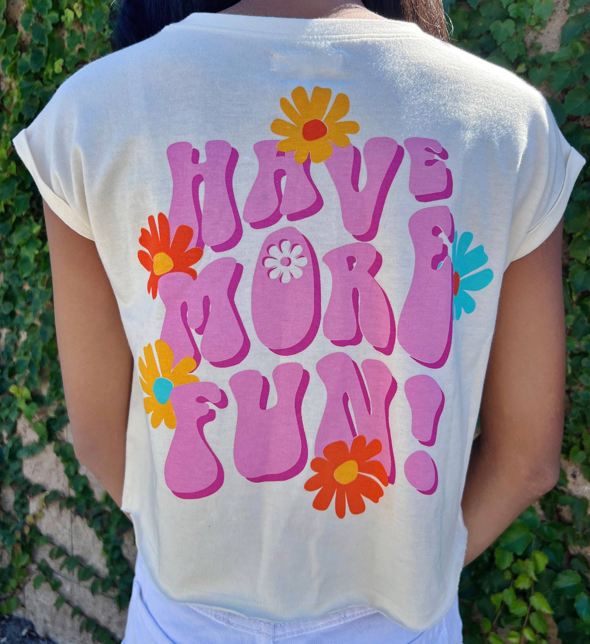 Sweet Soul Have more fun retro floral graphic tee - Joss Grace
