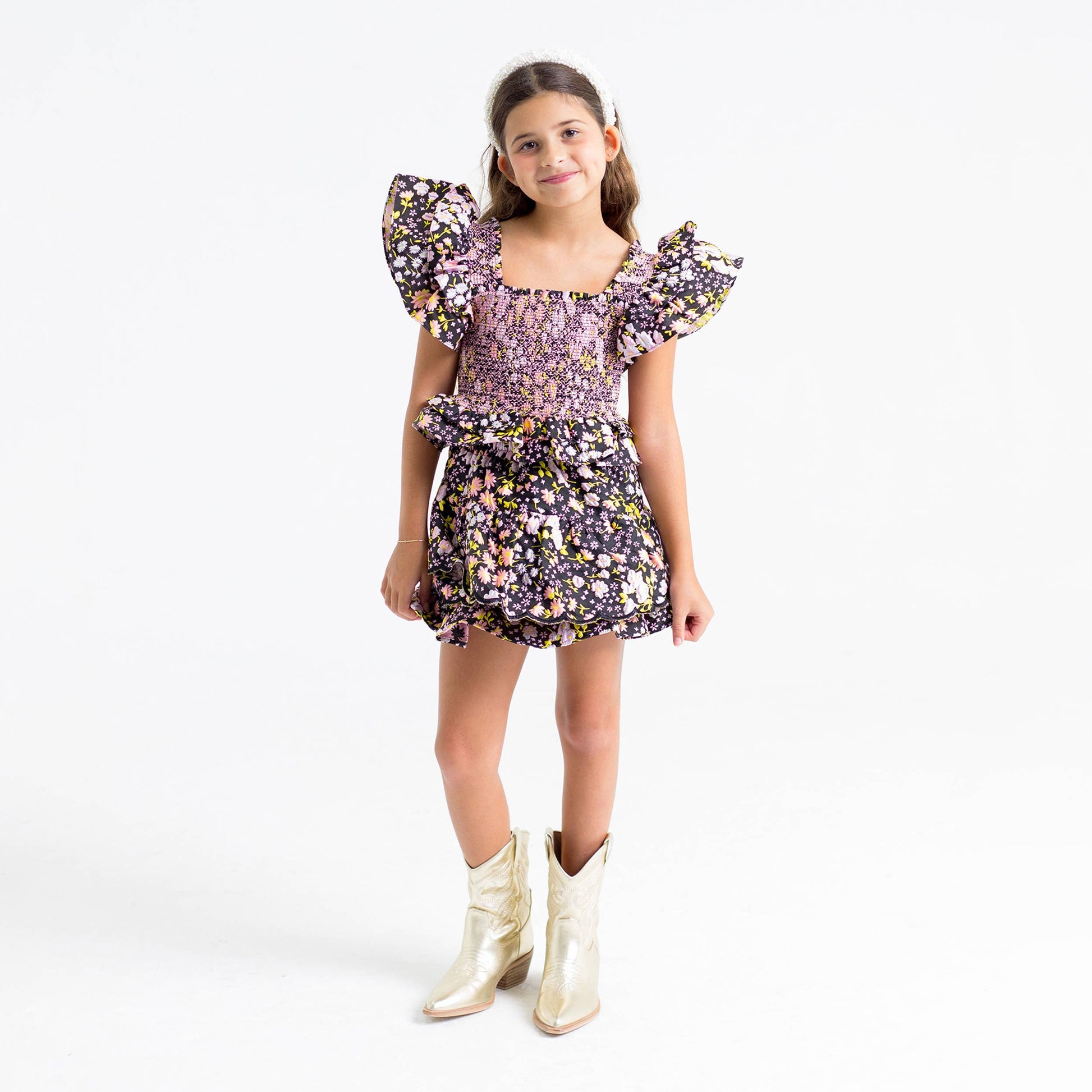 Tyler Black Daisy Tween Set - Joss Grace
