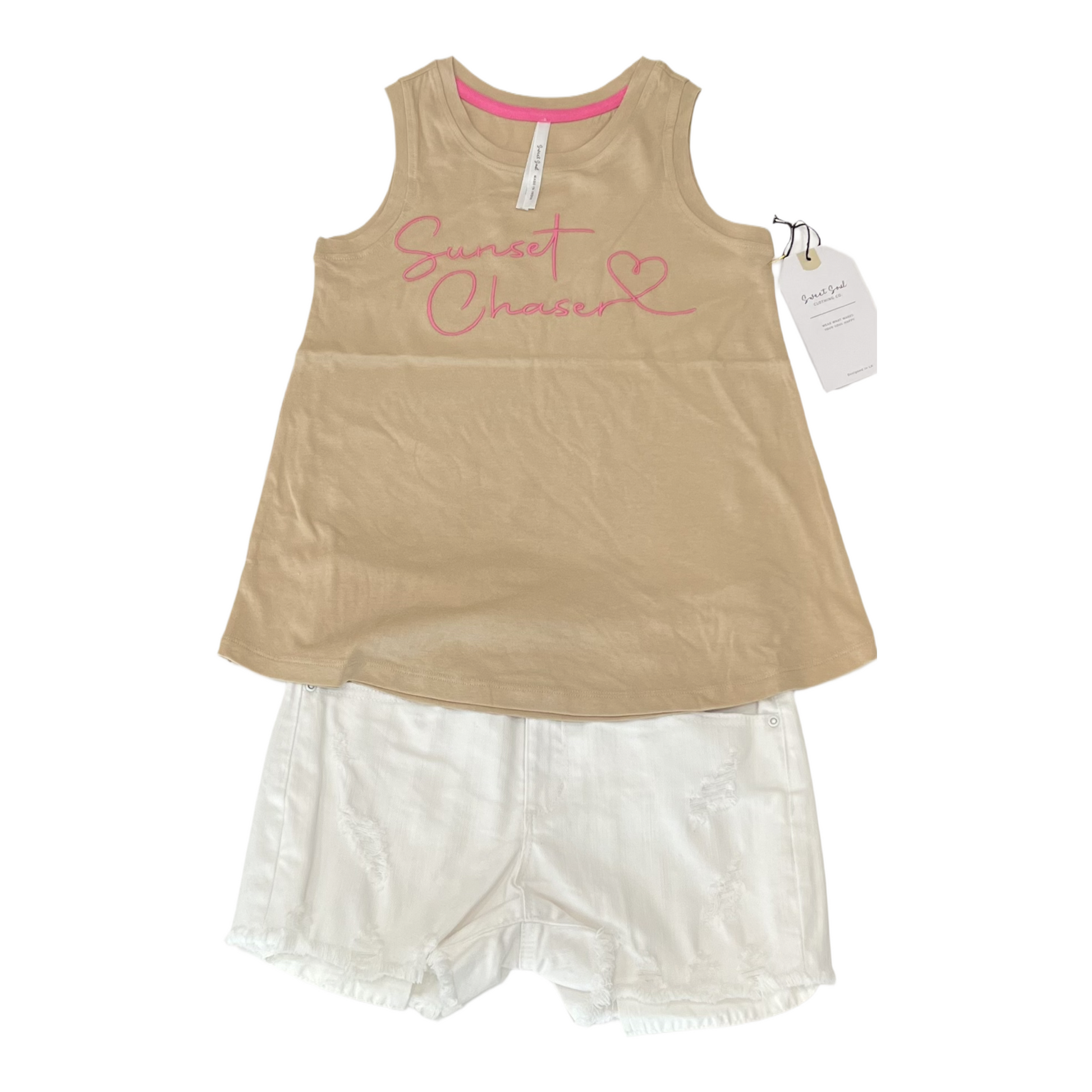 Sweet Soul Sun chaser Embroidery Tank - Joss Grace