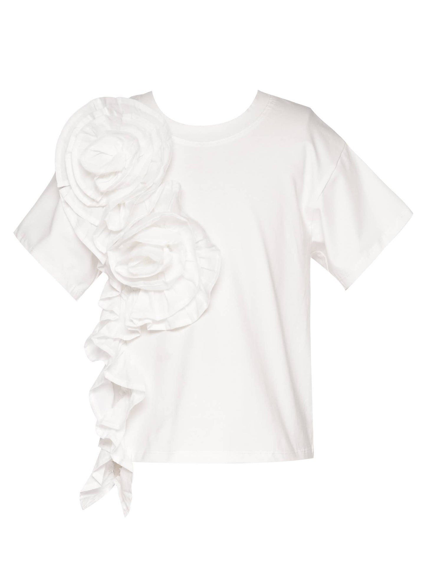 HANNAH BANANA TOP W/ ROSETTE TRIM - Joss Grace